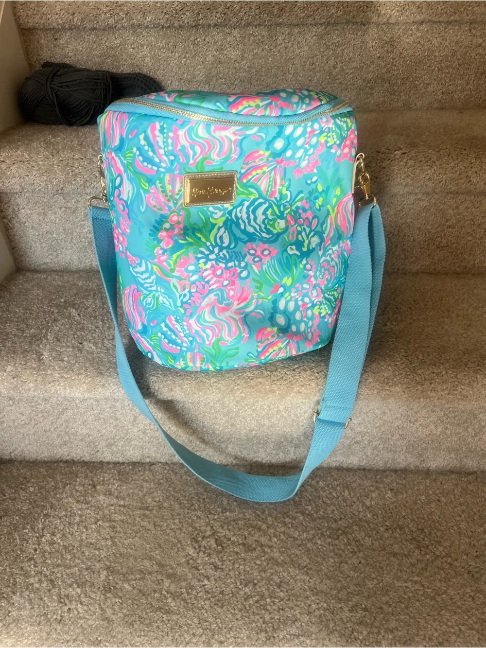 Like new Lilly Pulitzer Cooler with strap